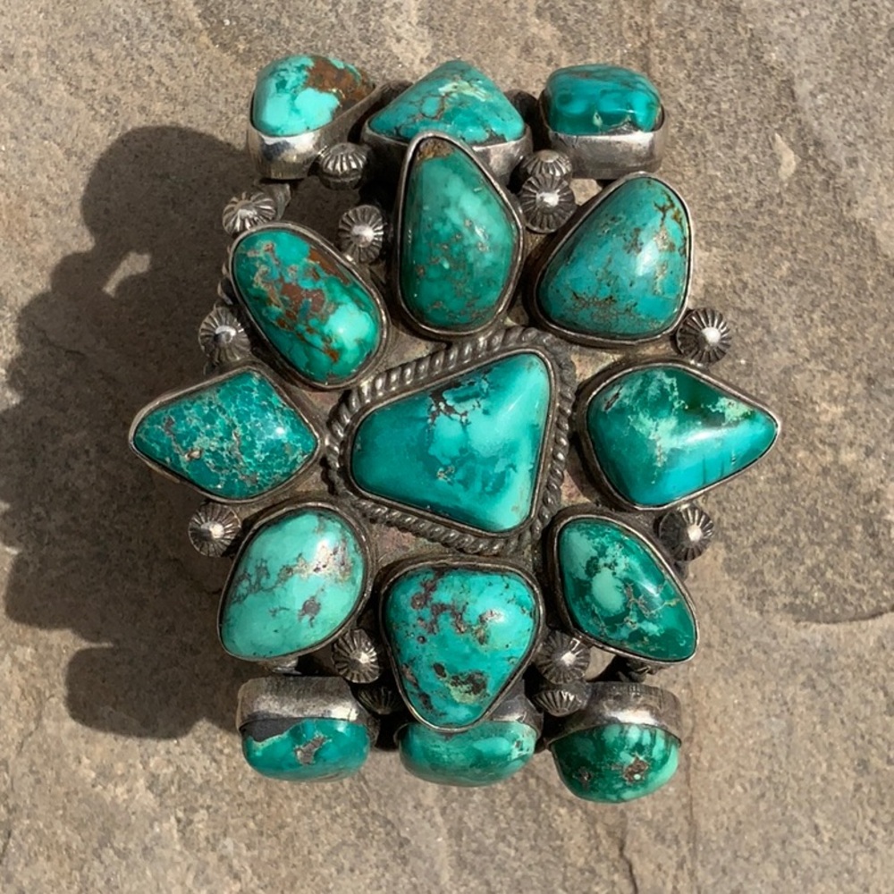 🌟Navajo Turquoise Sterling Cuff